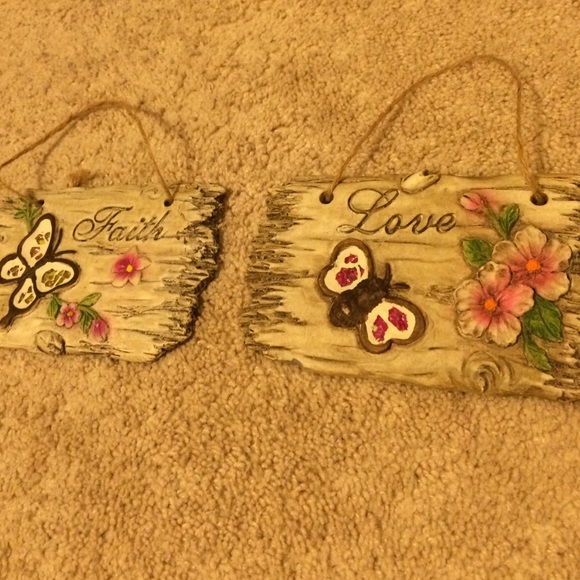 Two. NEVER BEEN USED BEFORE. Signs