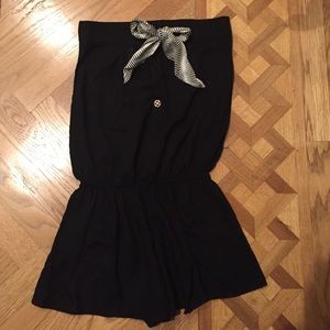 Vix strapless shorts romper