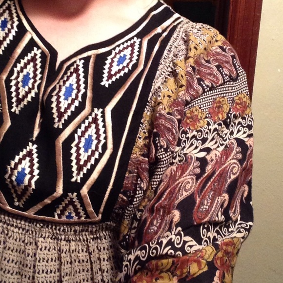 Paisley mini dress