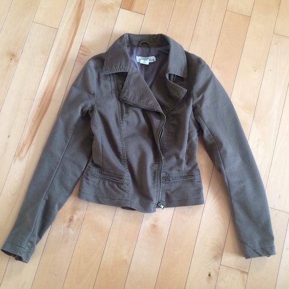 H&M Cropped Brown/Olive Jacket
