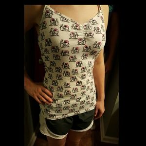 Elephant covered tank