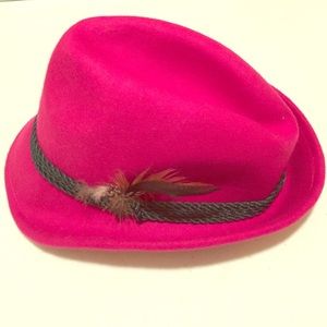 Pink German Fedora