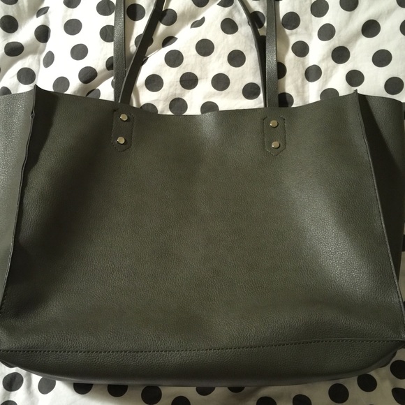 Zara soft leather tote