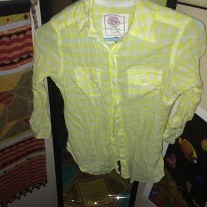 Yellow Button Up