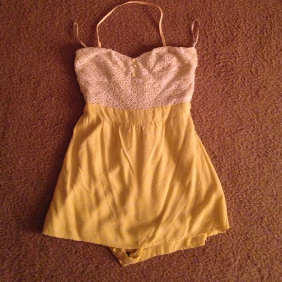 Yellow dress/romper