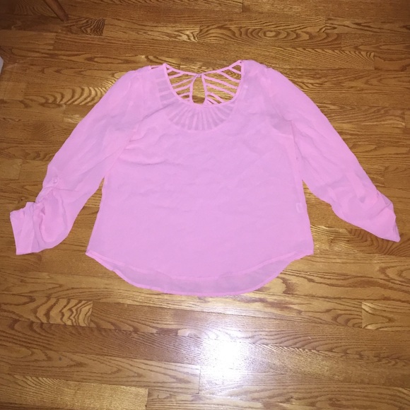 Pink blouse