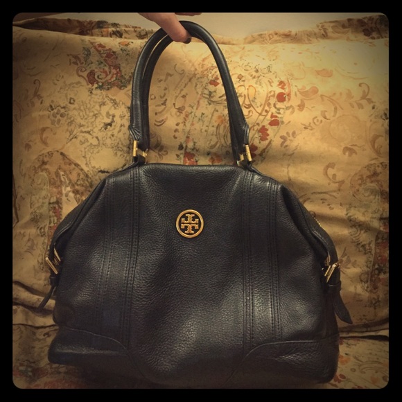 Tory Burch Authentic black leather bag