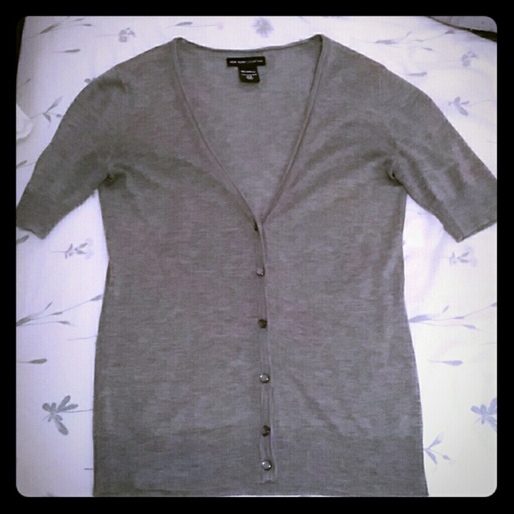 Short Sleeve Acrylic Cardigan