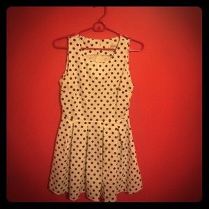 White polka Dot dress