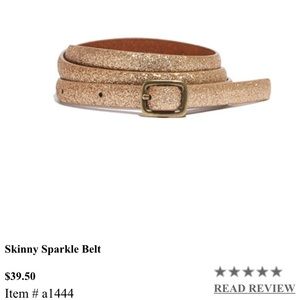 Madewell Skinny Sparkle Belt XS/S