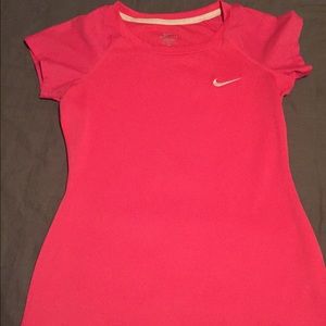 Pink Nike top