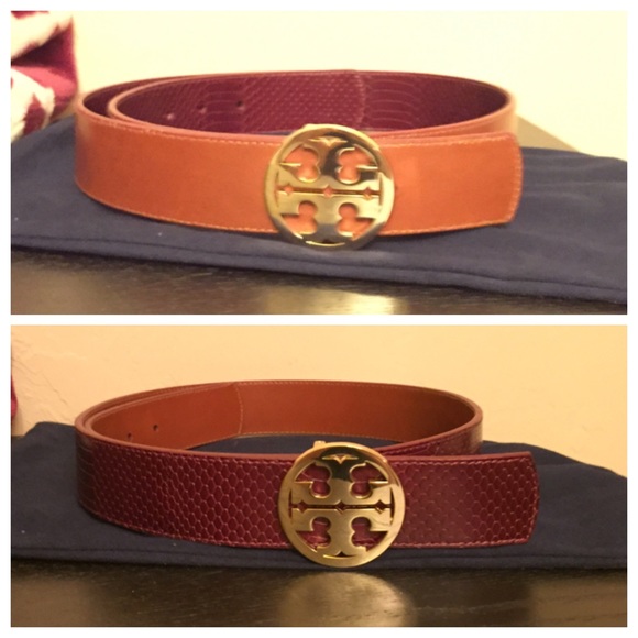 Tory Burch Accessories - Tory Burch 1 1/2 inch Reversible Belt