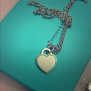 Authentic Tiffany heart necklace