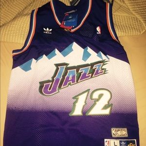 John Stockton #12 Utah Jazz Jersey Size: Large