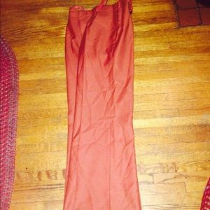 Cuffed pleated dress pants