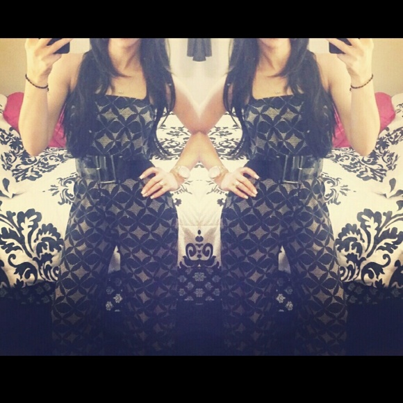Long strapless jumpsuit