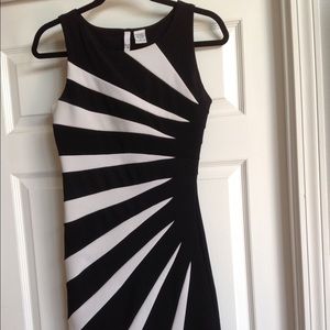 Black and white dress