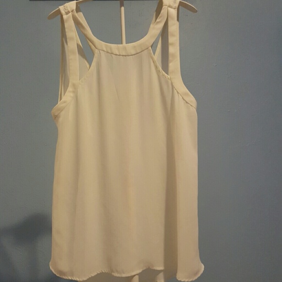 Silk high low shirt