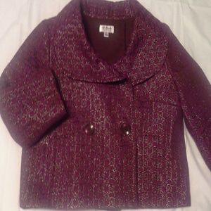 ISAAC MIZRAHI QUARTER SLEEVE JACKET