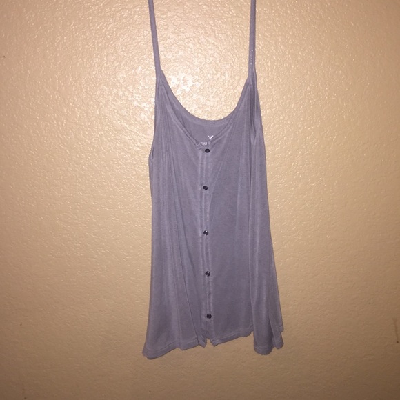 Flowy button down tank