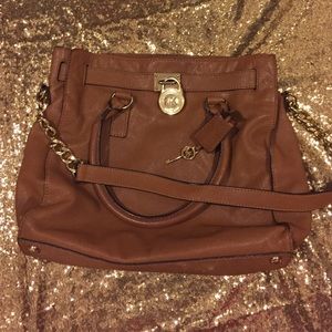 Michael Kors Large Hamilton Tan Tote
