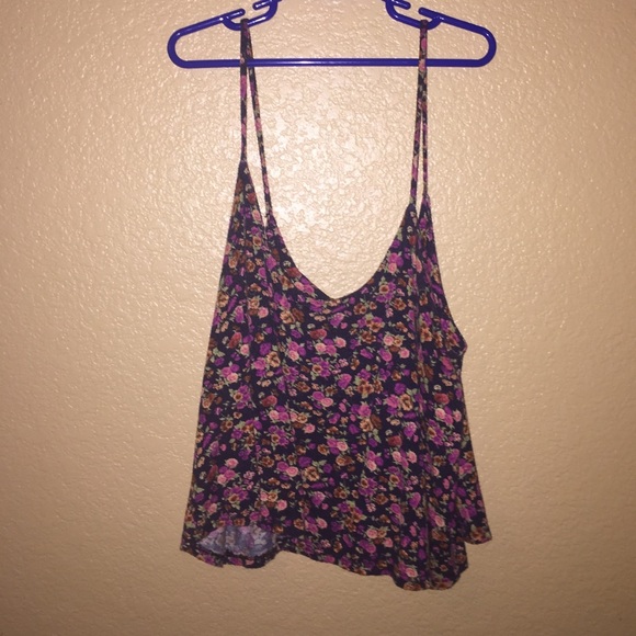 Flower crop top