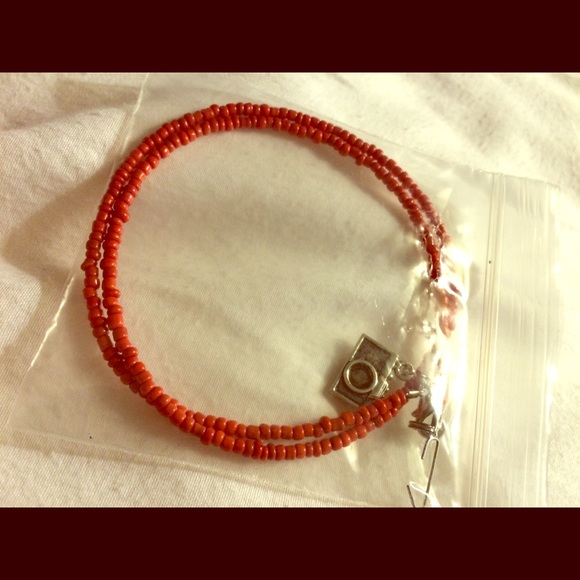 hand beaded camera necklace