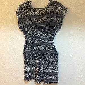 Black and white dress