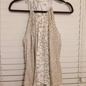 J. Crew classy neutral top.