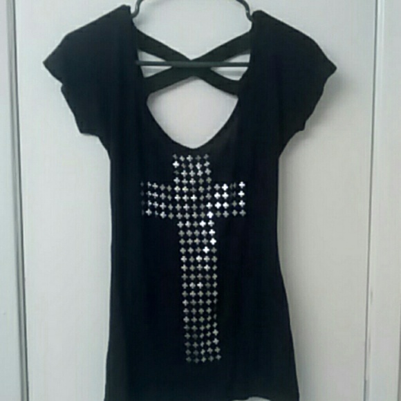 studded cross top