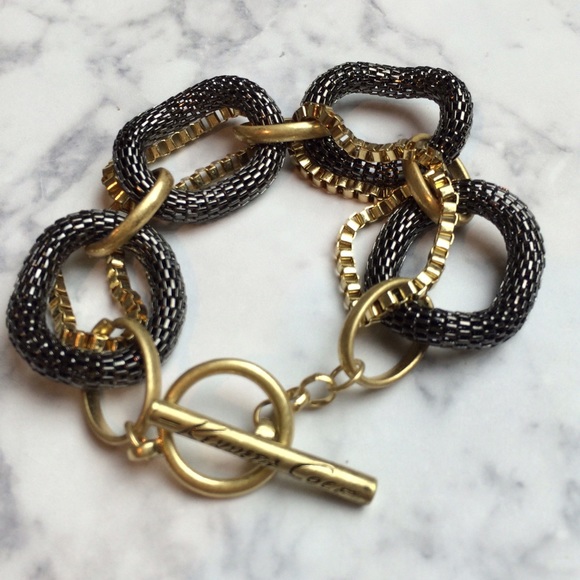 Kenneth Cole Jewelry - Gunmetal chain link mesh bracelet kenneth cole