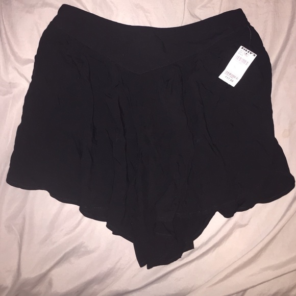 Black Flowy shorts