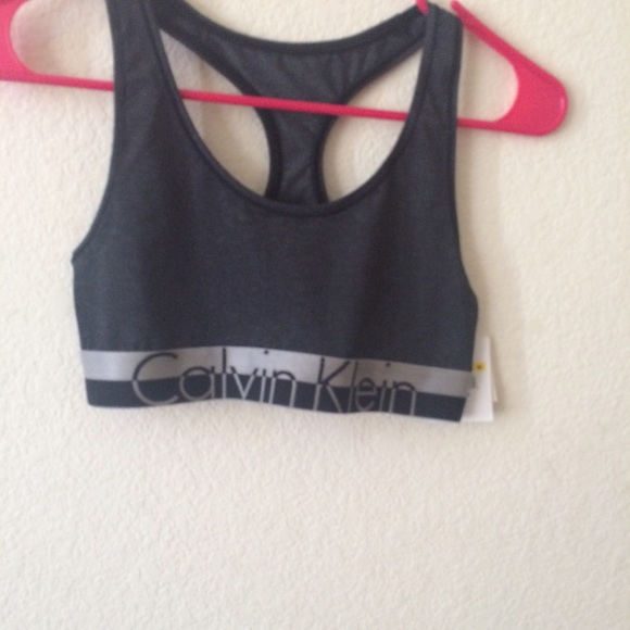 Calvin Klein grey sports bra/bralette