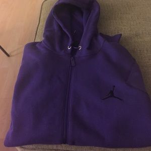 mens purple jordan hoodie
