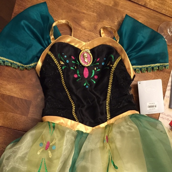 Disney store Frozen Anna dress kids  sz 7/8