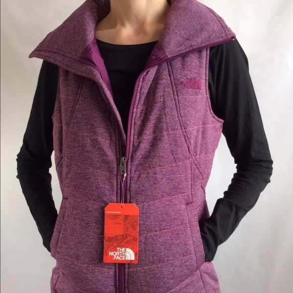 NORTH FACE VEST -- Purple Heather