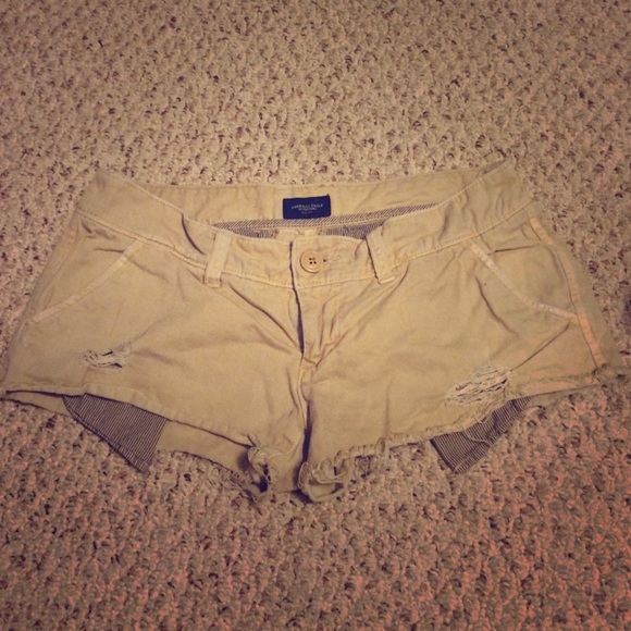 Tan shorts size o