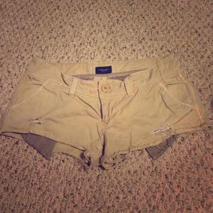 Tan shorts size o