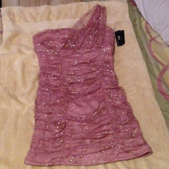 Blush with gold dress