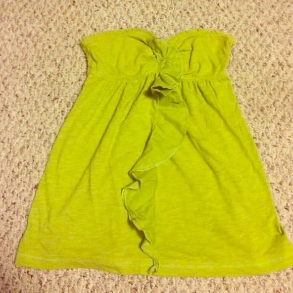 Strapless Abercrombie top