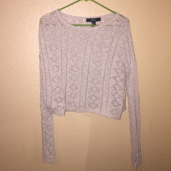 Knit cropped sweater