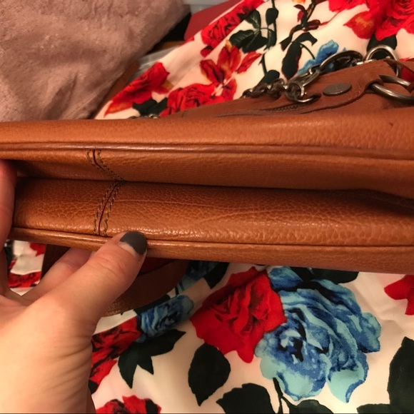 Celine Authentic Cognac Leather Handbag Purse Tags - Picture 4 of 7