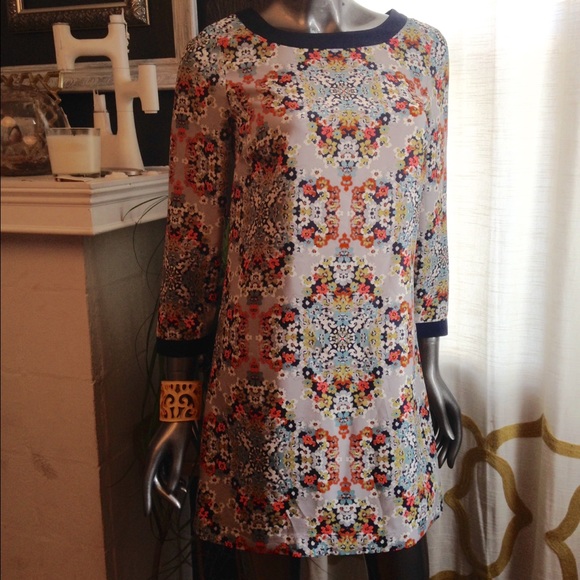 J. Crew loose fit dress, 3 quarter length sleeve.