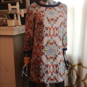 J. Crew loose fit dress, 3 quarter length sleeve.