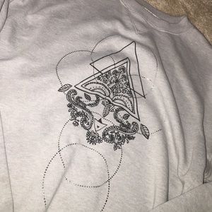 Grey sweatshirt with design💖