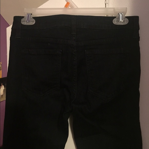 Dark navy Capri's from BEBE, size 27 - Picture 2 of 3
