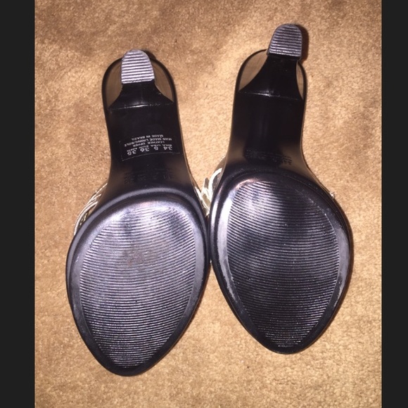 Gold Rhinestone heels - Picture 3 of 3