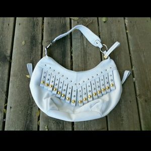Studded fring B Makowsky purse