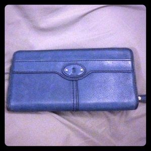 Authentic new leather Fossil wallet