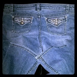 Apt. 9 Baby Boot Leg Bling Pockets